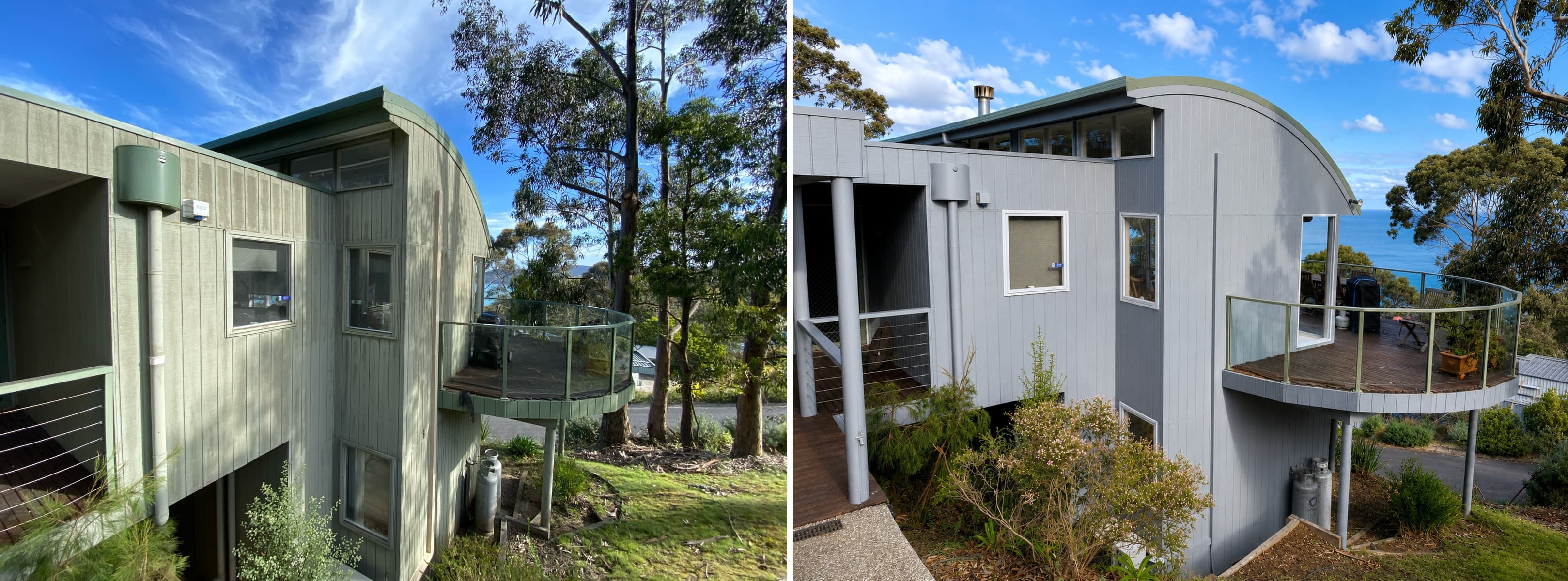 Coastal home exterior — full repaint