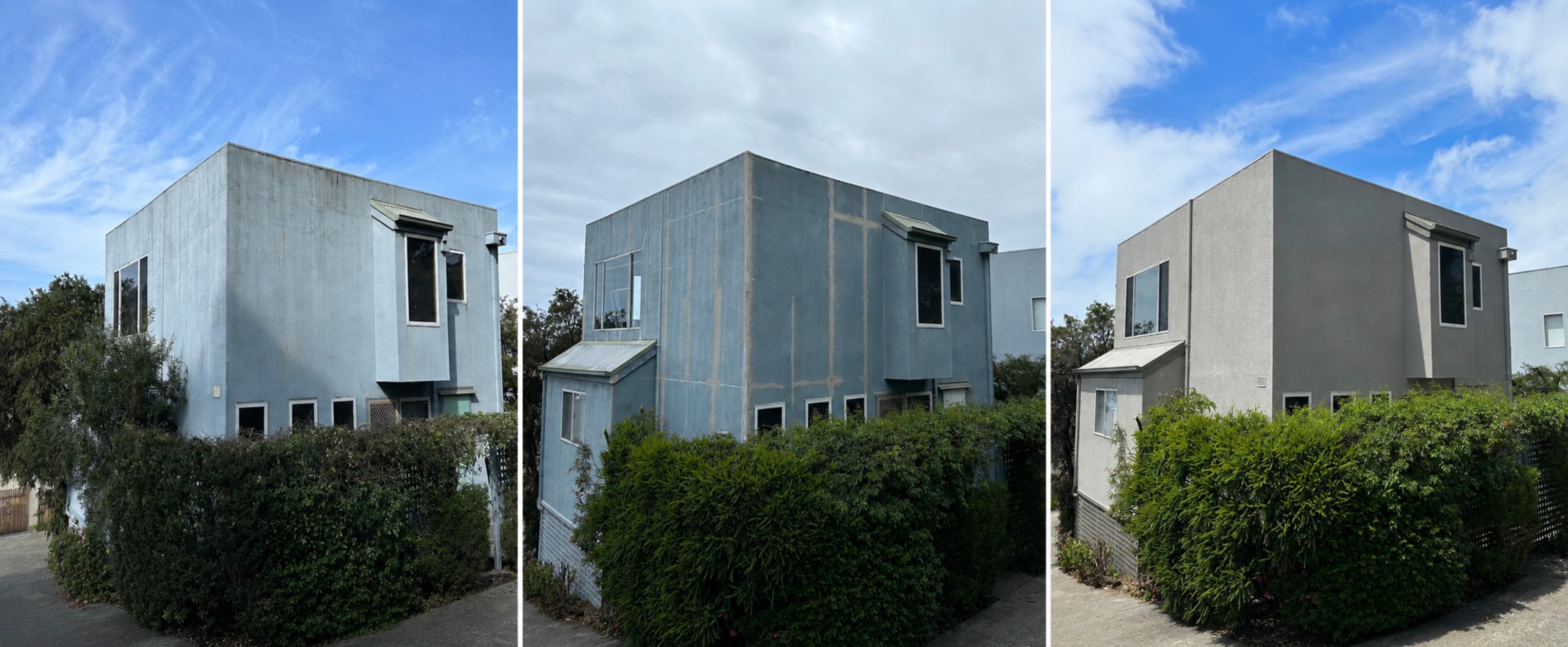Townhouse — render prep and repaint